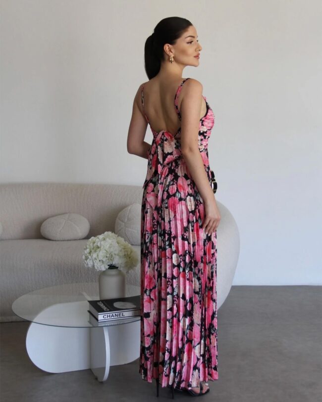 Midi haljina Henrietta - crna - Slika 4