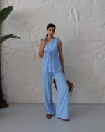 Dvodjelni set Anais - plavi - Slika 2