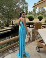 Maxi haljina Tia - plava - Slika 5