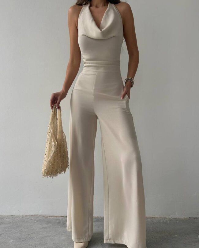 Kombinezon Hurrem - bež - Slika 4