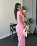 Dvodjelni set Piera - rozi - Slika 3