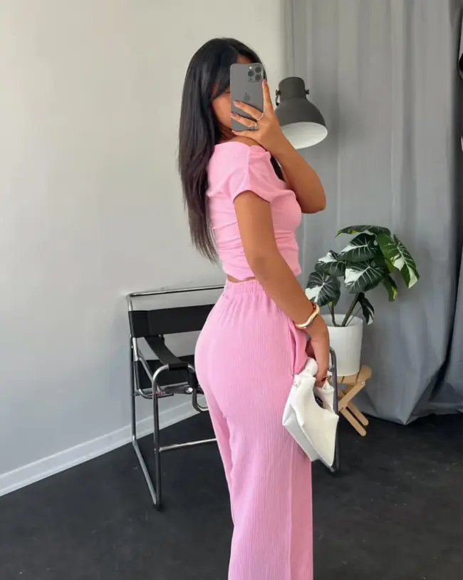 Dvodjelni set Piera - rozi - Slika 3