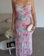 Midi haljina Henrietta - plava - Slika 3