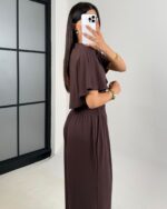 Dvodjelni set Dana - smeđi - Slika 3