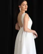 Midi haljina Kalia - bijela - Slika 6